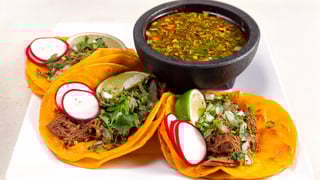 Combo 3 Birria Tacos with Consomé
