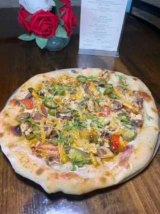 Spicy Cajun Chicken pizza