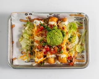 5 with cheese and guacamole Taquitos