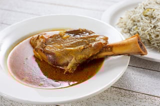 Achari Lamb Shank- gluten free
