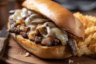 STEAK AND CHEESE