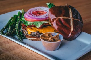 Peanut Butter Bacon Burger