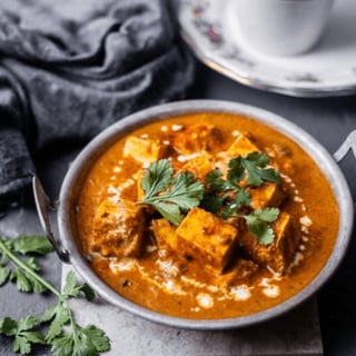 Paneer Tikka Masala Curry (Indian Cheese in Creamy Curry)