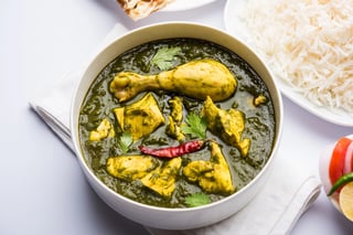 Chicken Saag (Gluten free)- Halal