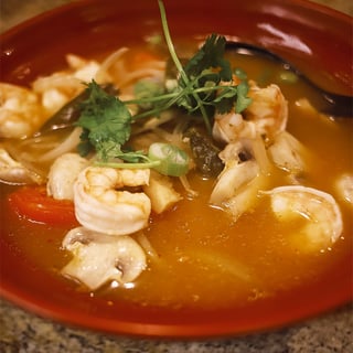 Shrimp Tom Yum Noodles Soup