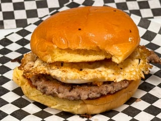 Sausage, Egg and Cheese Sandwich w/Patty Cake