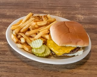 Single Smashed Burger