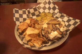 Mushroom Swiss Burger