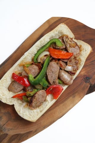 Sausage Peppers and Onion Hero