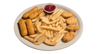 Cheese Stick, Chicken Nuggets.