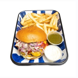 Burger and Fries Combo