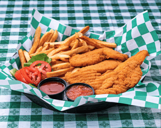 5 Pieces Crispy Chicken Finger Platter