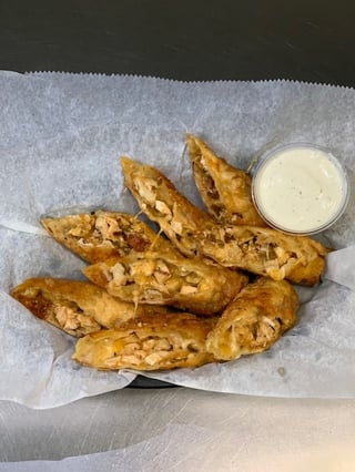 Buffalo Chicken Poppers