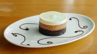 Three Chocolate Mousse Cake