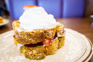 STRAWBERRY STUFFED FRENCH TOAST