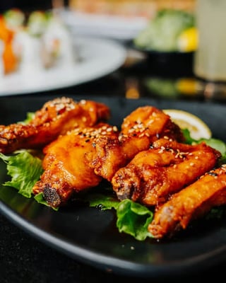 Spicy Sesame Chicken Wings