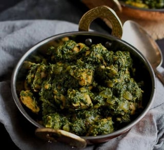 Salmon Saag