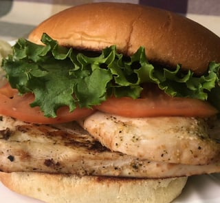 Grilled Chicken Sandwich fries