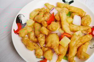 Sweet & Sour Chicken Dinner 糖醋鸡 Pollo agridulce