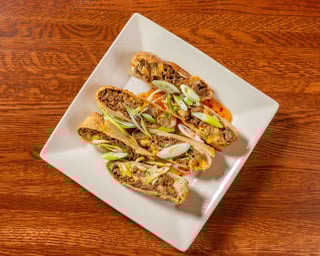 Cheesesteak Egg Rolls