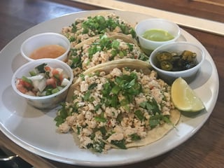 Chicken Kelaguen Tacos (3 pcs.) (gf)