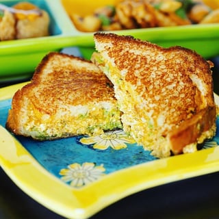 Breakfast masala egg Sandwich