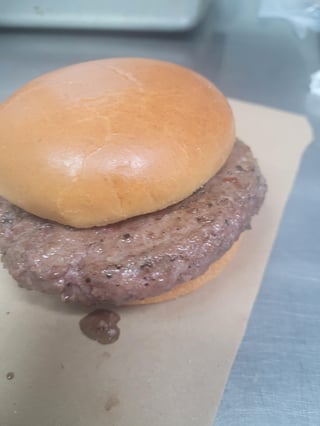 kids burger plain w fries