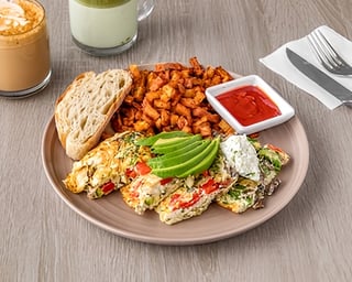 Egg White Veggie Frittata