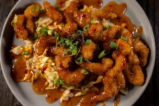 Sweet Chile Popcorn Shrimp