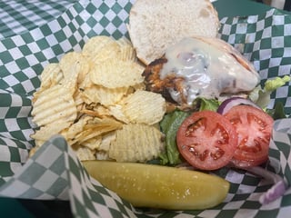 One Breast Blackened Chicken Sandwich with Cheese