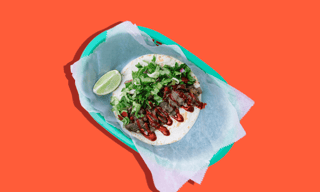 Asian Rib-Eye Beef Taco