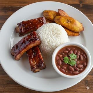 Lunch: BBQ Spare Ribs - costillitas 3PZ