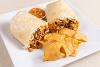 Steak and Chicken Burrito