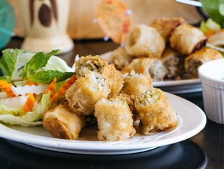 Crispy Veggie Spring Rolls(3)