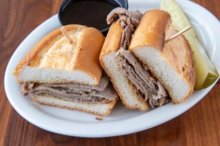 French Beef Dip Sandwich