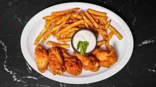 Wings & Fries(7 Wings)