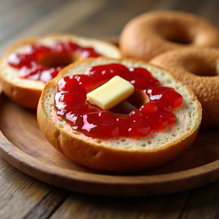 Butter & Jelly Bagel