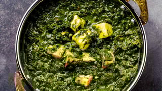Palak Paneer (Spinach Paneer)