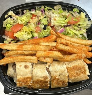 Beef Shawarma Wrap Combo 