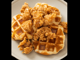 CHICKEN N WAFFLE SLIDER STACK