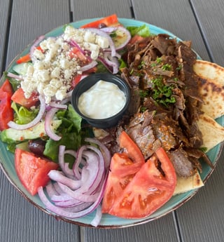 Truly Greek Lamb Yeero (Gyro) Plate