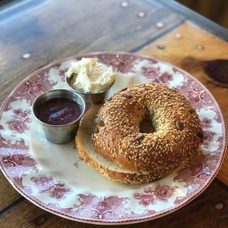 Side of Bagel w/Seasonal Jam and Cream Cheese