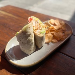 Fried Chicken Caesar Wrap