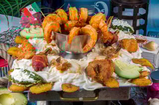 B. Parrillada Banco de Camarones (Por Persona) / B. Grilled Shrimp Shoal (Per Person)