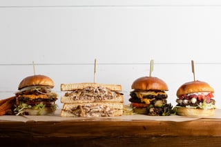 Pimento Cheese & Bacon Burger