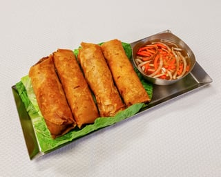 FRIED VEGGIE EGGROLLS (4)