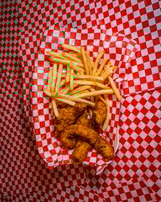 Four Piece Chicken Fillet Meal