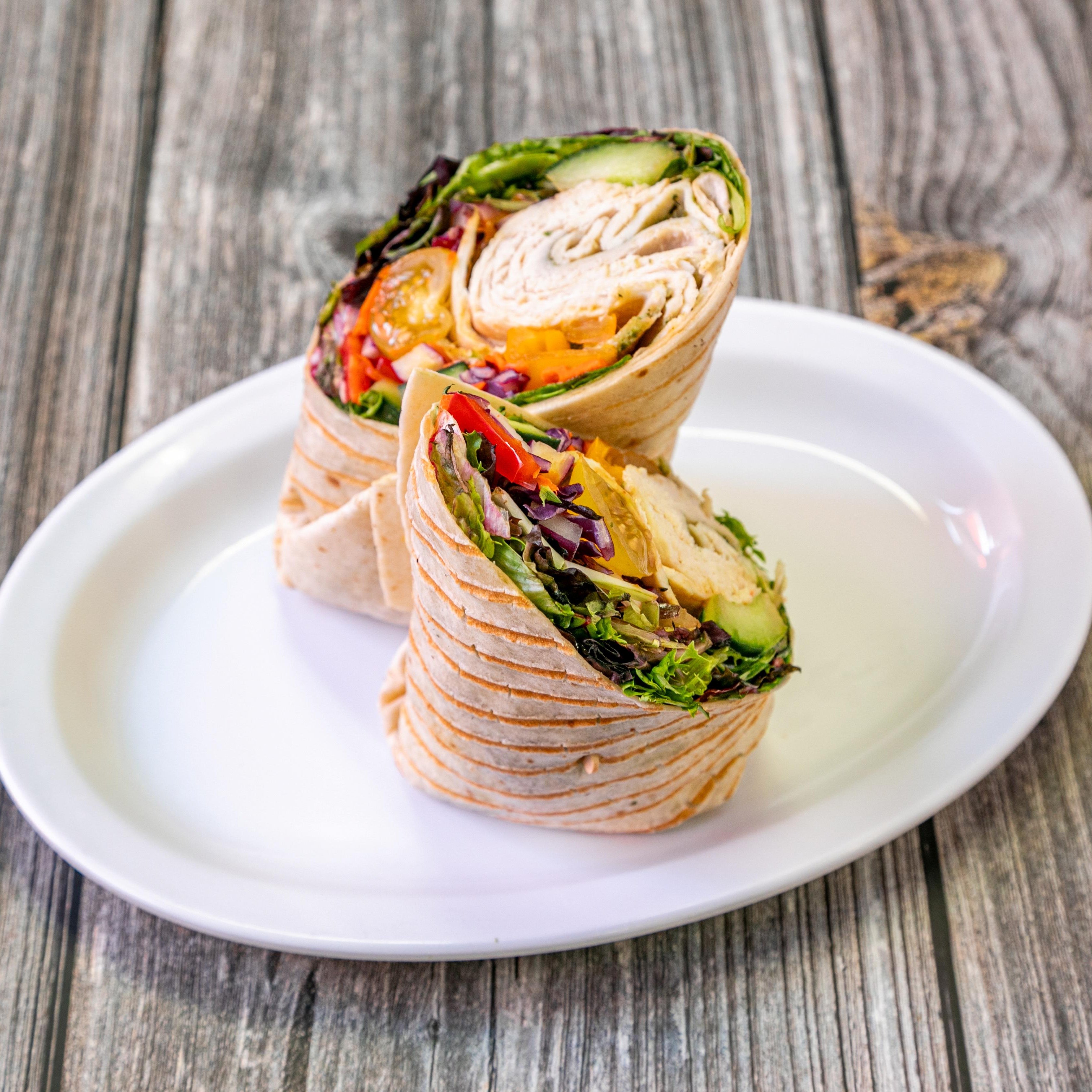 Thai Spice Chicken Wrap.