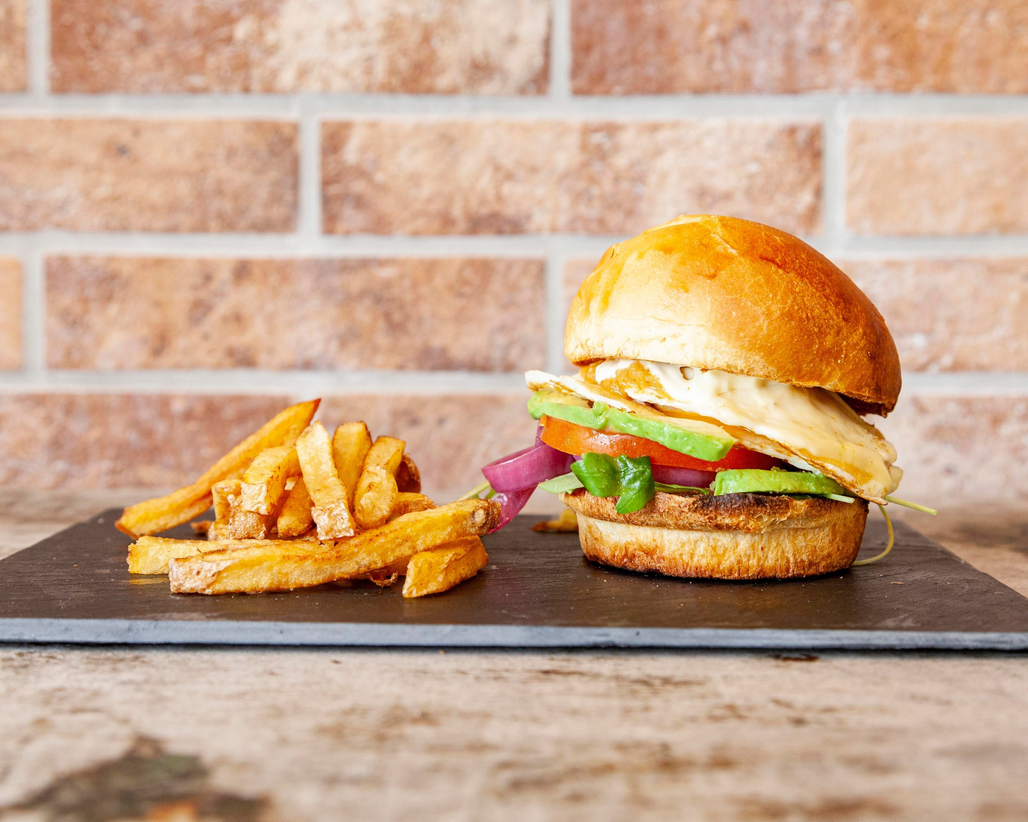 Afro burger végétarien 🌱 🍳