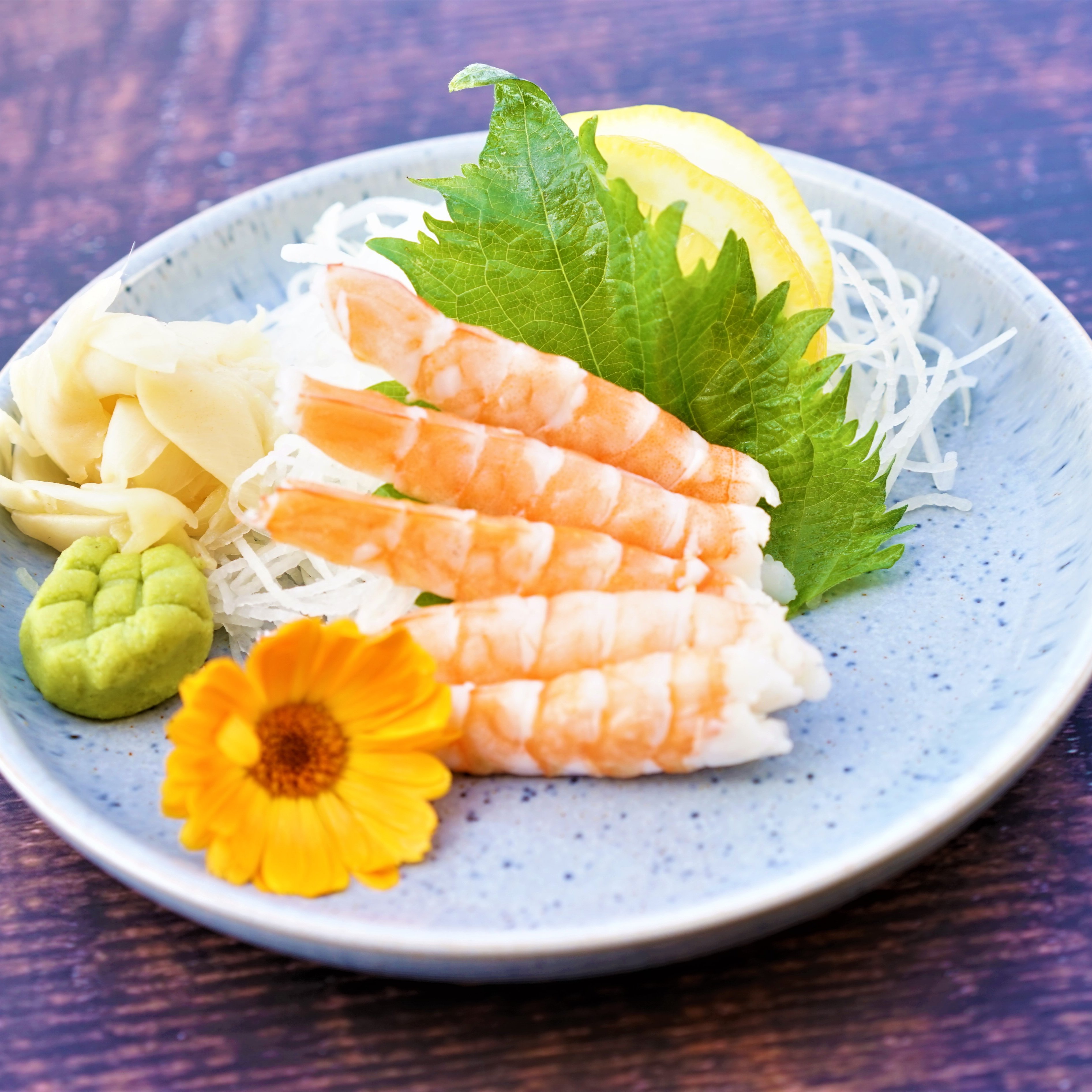 Shrimp Sashimi.